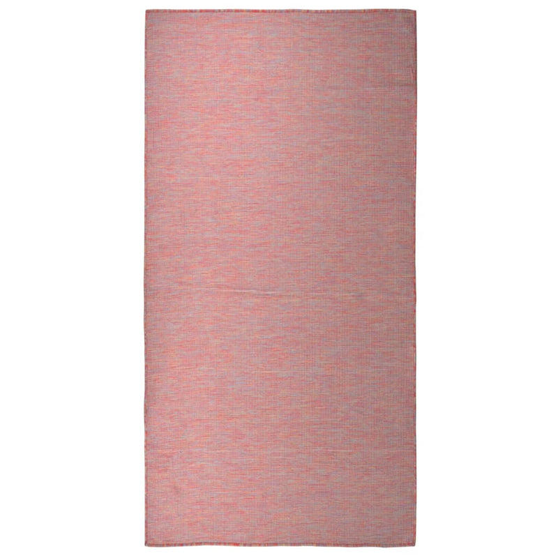 Vidaxl RUG FLAT ARMA FULA CM CM ROJO