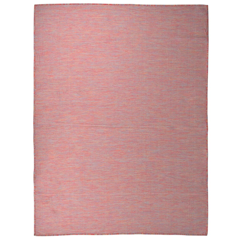 Vidaxl Outside Rug Flat -Woven 120x170 cm rojo