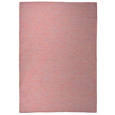 Vidaxl tappeto esterno piatto 160x230 cm rosso