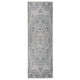 Vidaxl tappeto esterno con pattern piatto -80x250 cm blu