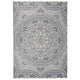 Vidaxl tappeto esterno con pattern piatto -veghevole 120x170 cm blu