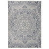 Vidaxl tappeto esterno con pattern piatto -veghevole 120x170 cm blu