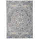 Vidaxl tappeto esterno con pattern piatto -ze 160x230 cm blu