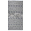 Vidaxl buitenkleed met patroon platgeweven 100x200 cm blauw