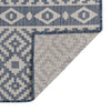 Vidaxl tappeto esterno con pattern piatto -ze 160x230 cm blu