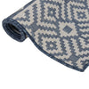 Vidaxl tappeto esterno con pattern piatto -velle 200x280 cm blu