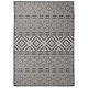 Vidaxl tappeto esterno con pattern piatto -Weoven 120x170 cm nero