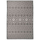 Vidaxl tappeto esterno con pattern piatto -vegno 160x230 cm nero