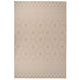 Vidaxl tappeto esterno con pattern piatto -vegono 160x230 cm marrone