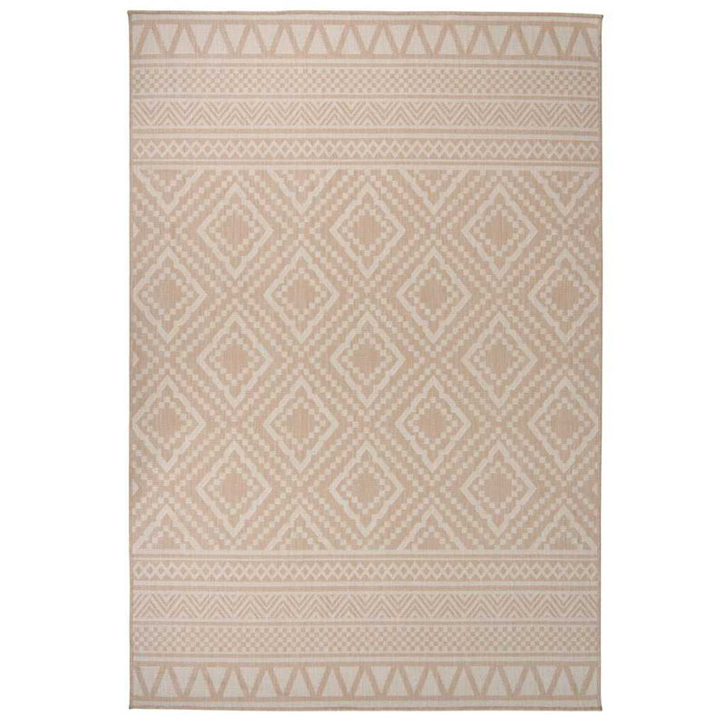 Alfombra exterior Vidaxl con patrón de 160x230 cm marrón marrón