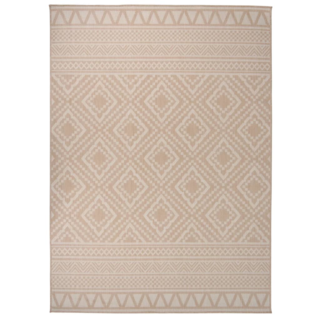 Vidaxl tappeto esterno con pattern piatto -Weven 200x280 cm marrone