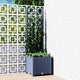 Vidaxl Planning Box con Slat Work 40x40x136 CM Polypropene Dark Grey
