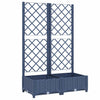 Vidaxl Plannet con slat 80x40x121.5 cm in polipropene grigio scuro