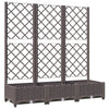 Plantilla Vidaxl con Slat Work 120x40x121.5 cm de polipropeno marrón