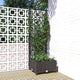 Plannet Vidaxl con Slat Work 40x40x121.5 cm Polypropene Black