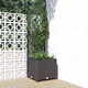 Vidaxl Planning Box con Slat Work 40x40x136 CM Polypropene Black