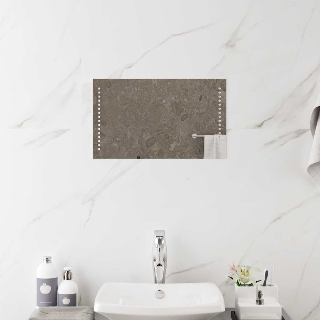 Specchio da bagno Vidaxx LED 50x30 cm