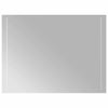 Specchio da bagno Vidaxx LED 80x60 cm
