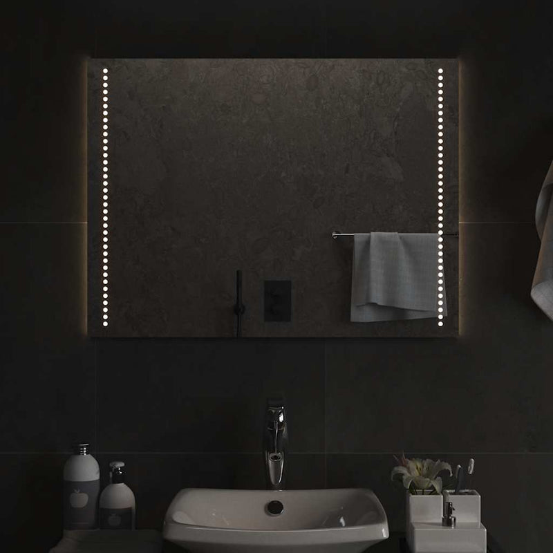Specchio da bagno Vidaxx LED 80x60 cm