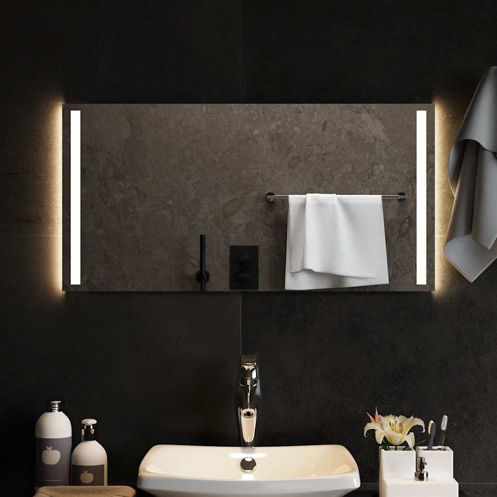 Vidaxl Specchio da bagno LED 80x40 cm