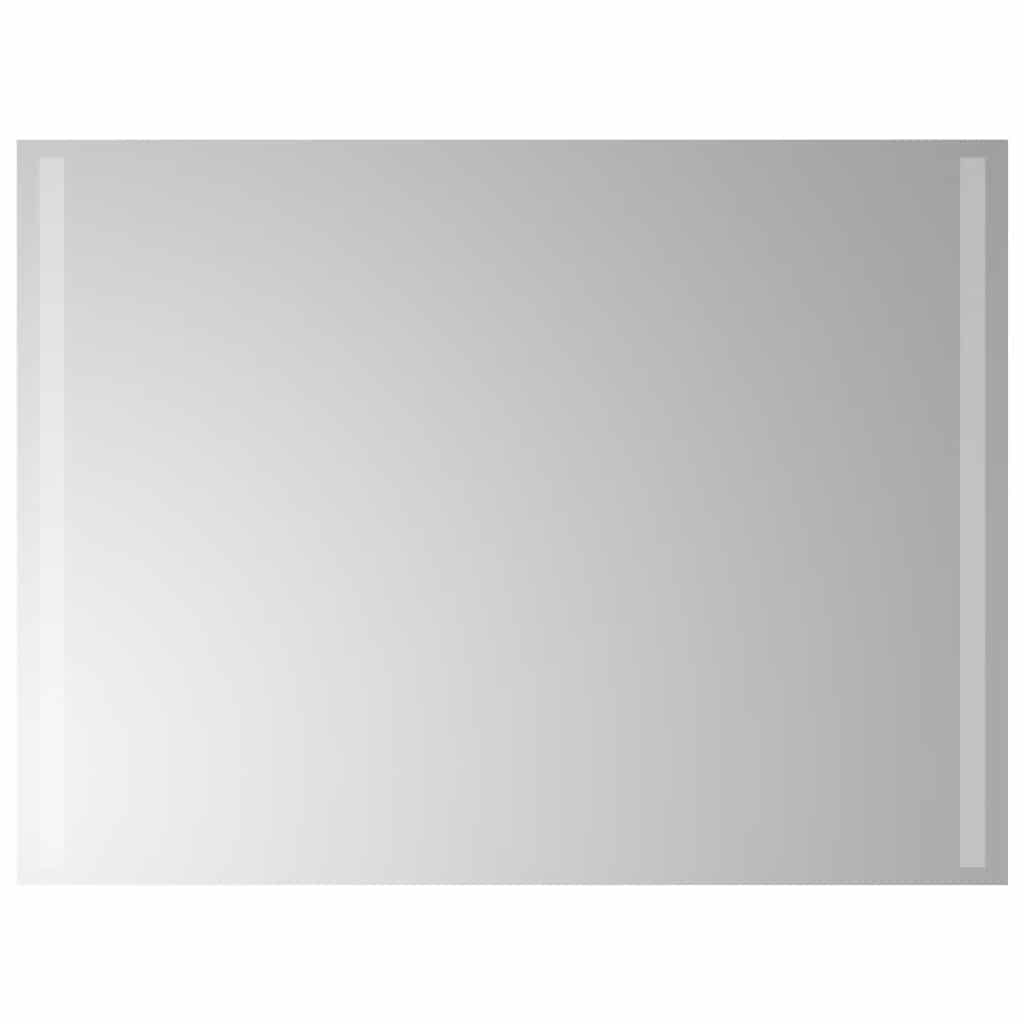 VIDAXL Specchio da bagno LED 80x60 cm