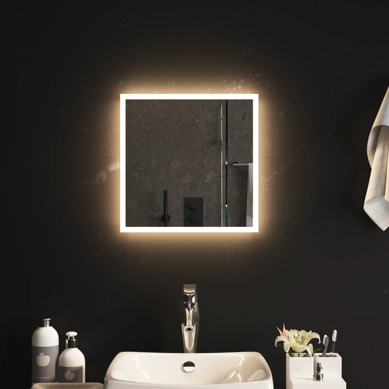 Vidaxl Bathom Mirror LED 40x40 cm