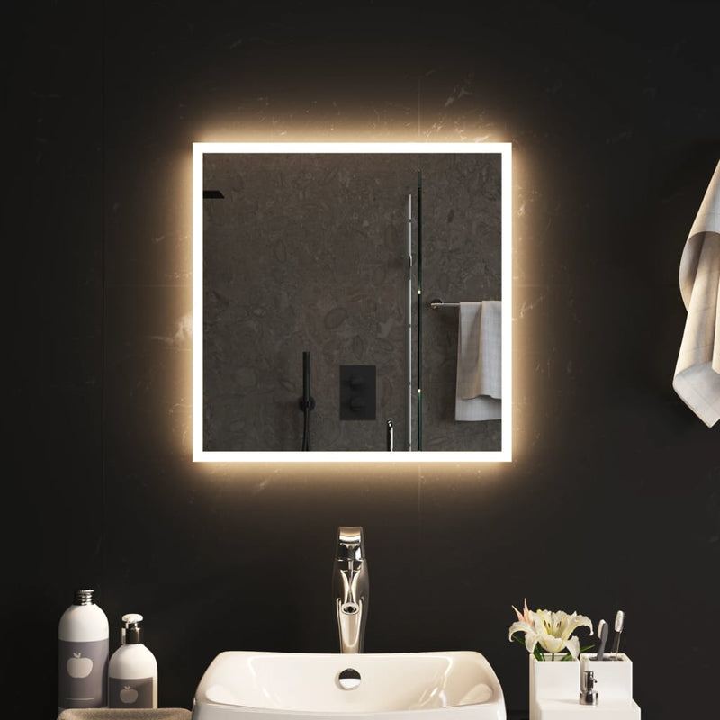 Vidaxl Specchio da bagno LED 50x50 cm