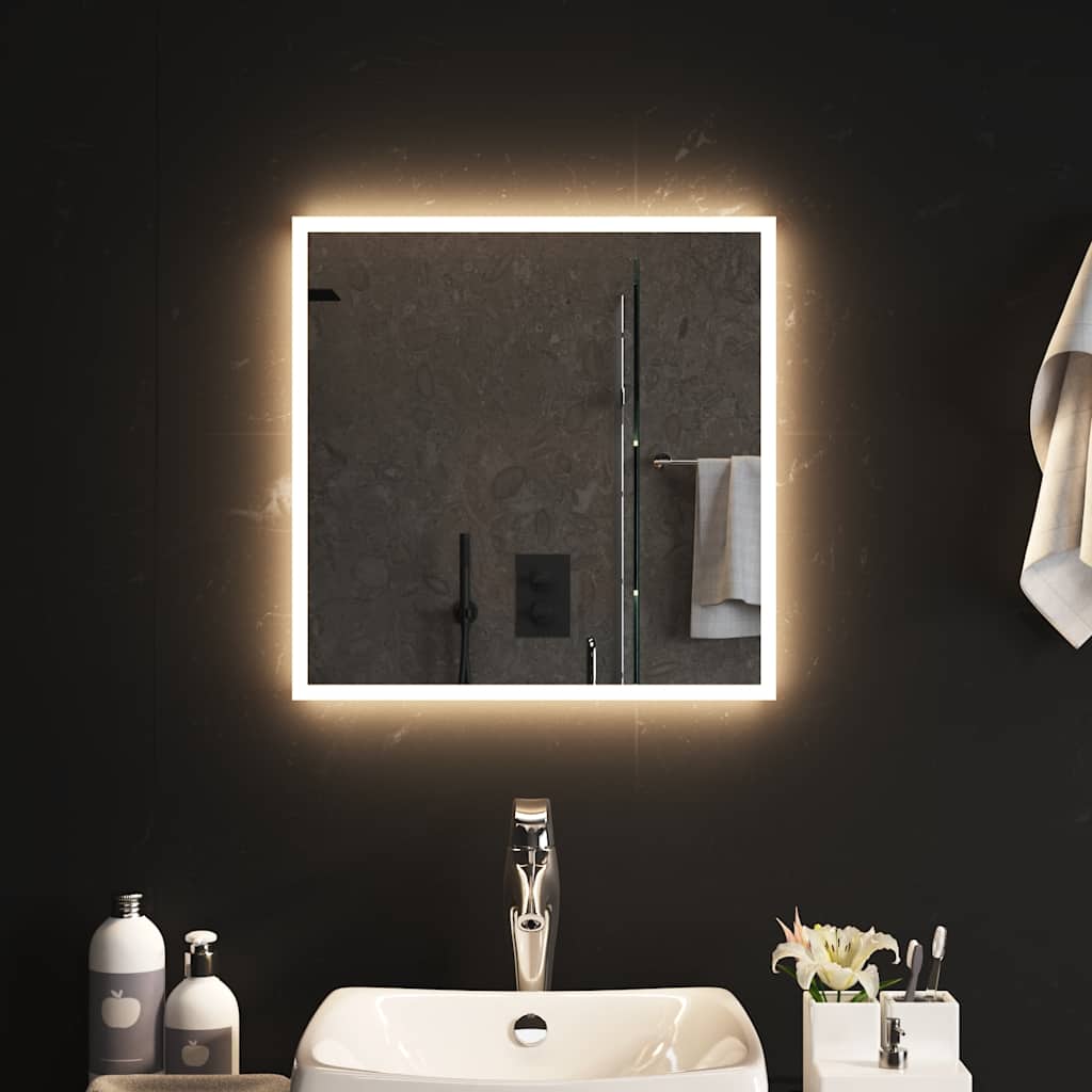 Vidaxl Specchio da bagno LED 50x50 cm