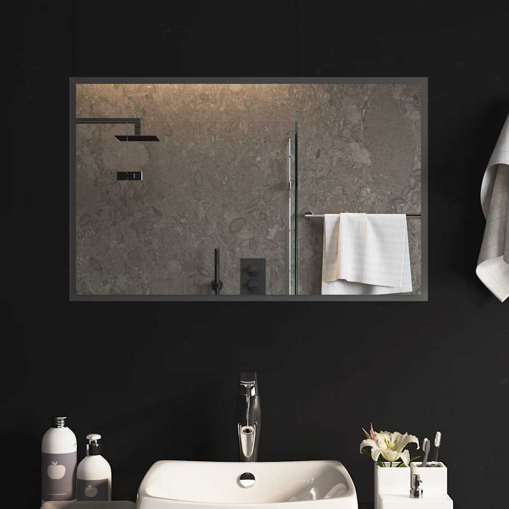Vidaxl Specchio da bagno LED 80x50 cm