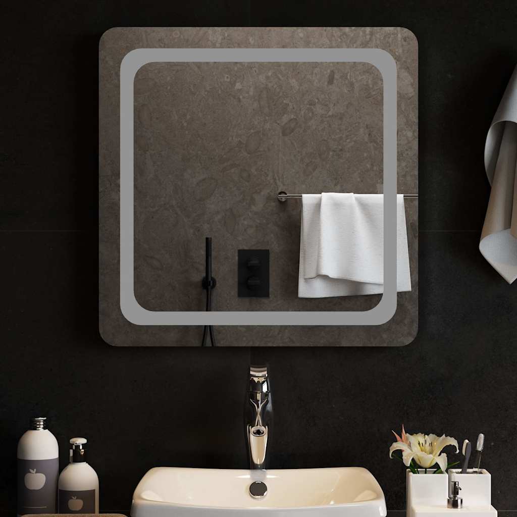 Vidaxl Specchio da bagno LED 60x60 cm