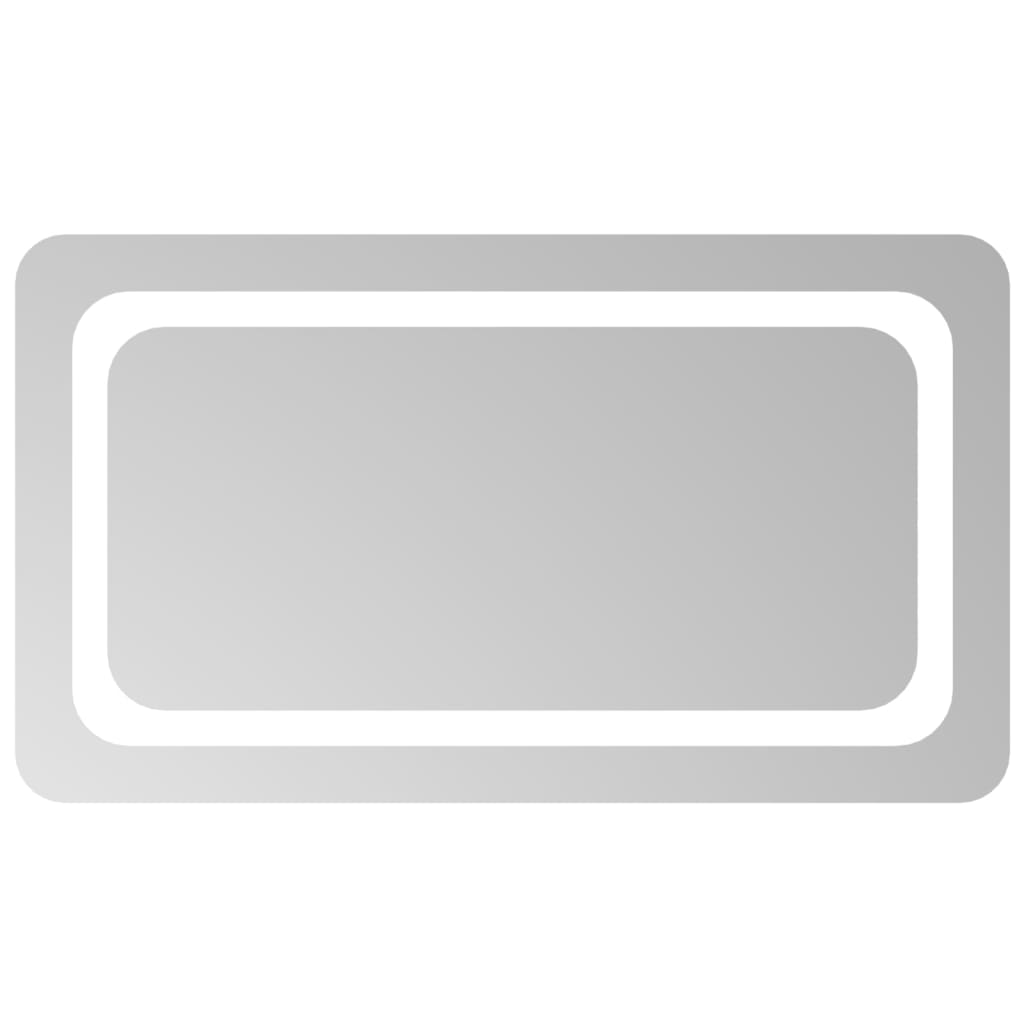 VIDAXL Specchio da bagno LED 70x40 cm