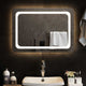 VIDAXL Specchio da bagno LED 70x50 cm