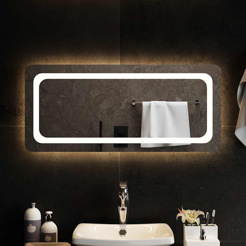 Vidaxl Bathom Mirror LED 90x40 cm