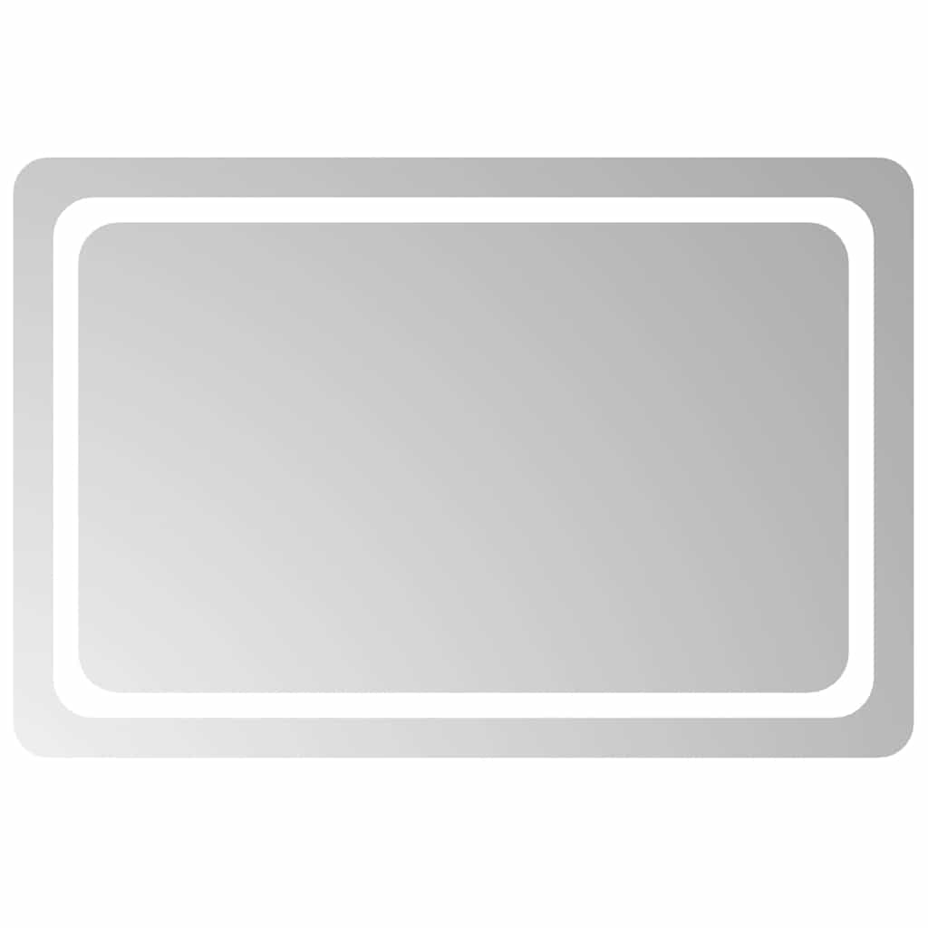 VIDAXL Specchio da bagno LED 90x60 cm