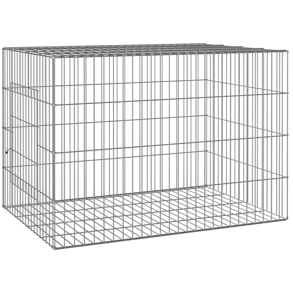 Vidaxl Rabbit Cage 78x54x54 cm de hierro galvanizado
