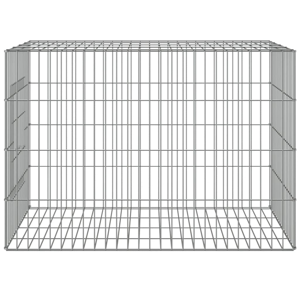 Vidaxl Rabbit Cage 78x54x54 cm de hierro galvanizado