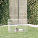 Vidaxl Rabbit Cage 78x54x54 cm Galvanized Iron
