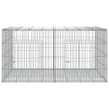 Vidaxl Cage di coniglio con 2 pannelli 110x79x54 cm galvanizzato