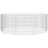 Vidaxl Animal Shelter 10 pannelli 54x60 cm Galvanizzato