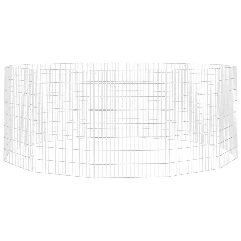 Vidaxl Animal Set 12 pannelli da ferro zincato 54x80 cm