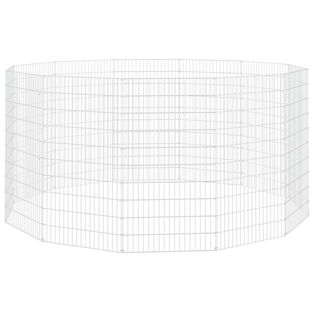 Vidaxl Animal Storage 12 pannelli 54x100 cm Galvanizzato