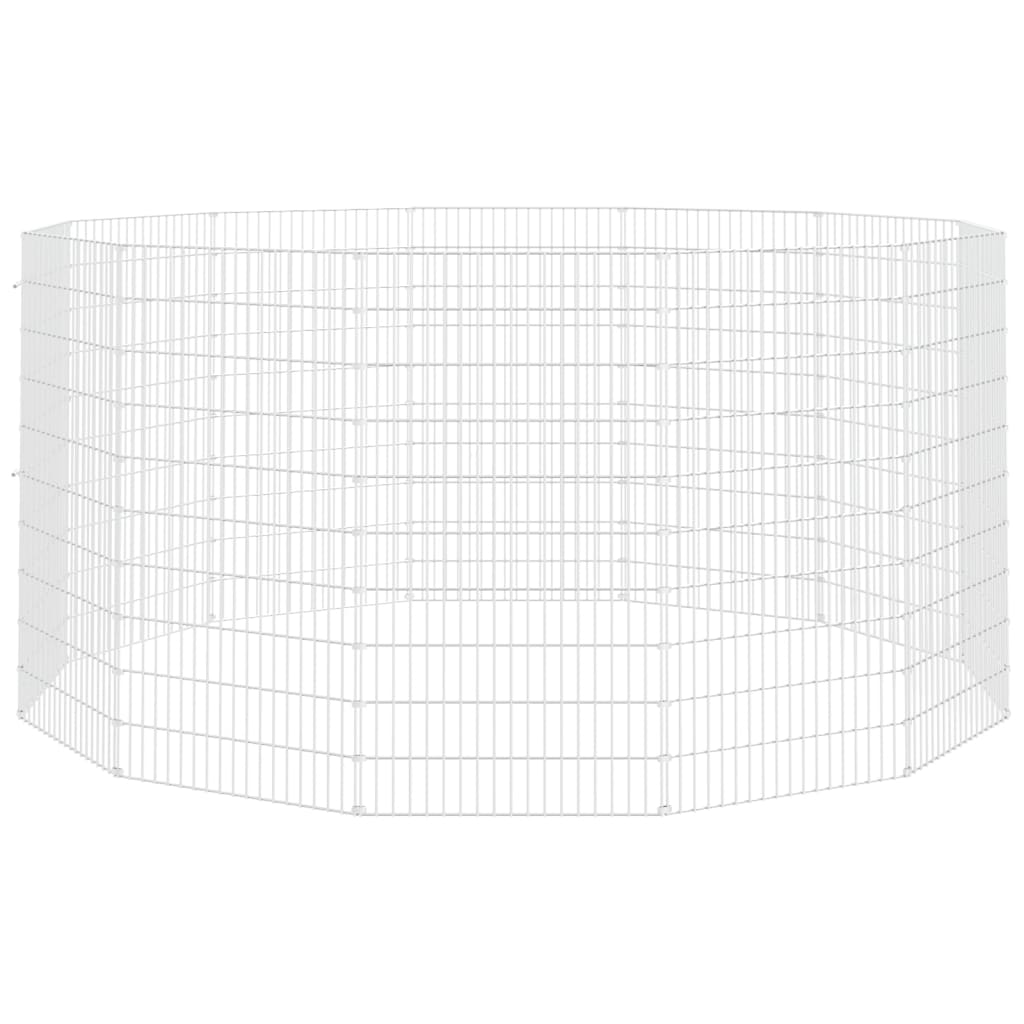 Vidaxl Animal Storage 12 pannelli 54x100 cm Galvanizzato