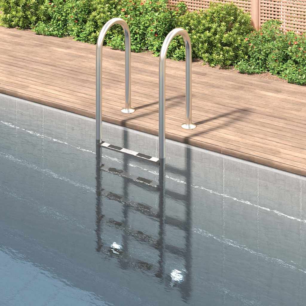 Vidaxx escalera para piscina 54x38x211 cm acero inoxidable 304