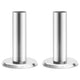 Staffe per corrimano Vidaxl per piscina Ladder 2 St 304 Acciaio inossidabile