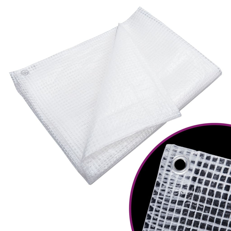 Vidaxl dekzeil leno 140 g m² 3x3 m wit
