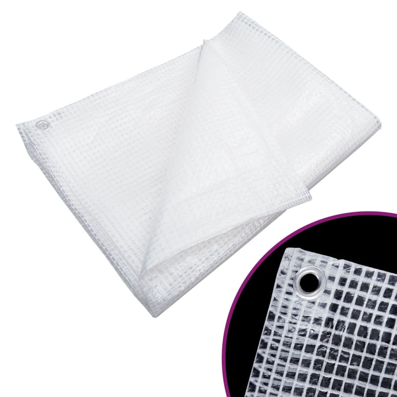 Dispositivo Vidaxl Leno 140 g m²6x12 m blanco