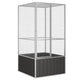 Vidaxl Bird Cage 111x107x211.5 cm Colore antracite in acciaio zincato