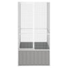 Vidaxl Bird Cage 111x107x211.5 cm grigio in acciaio zincato