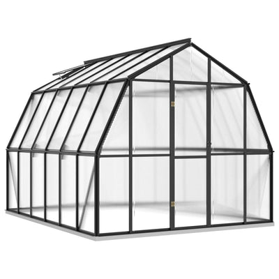 Invernadero Vidaxl con marco básico 9.53 m² de antracita de aluminio