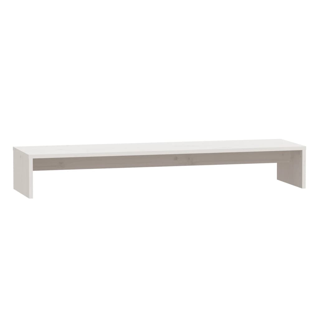 Supporto per monitor Vidaxx 100x27x15 cm in legno massello di pino bianco